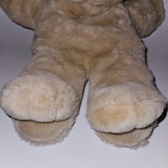 VTG Heart to Heart Bear Plush WORKING HEART 18" Teddy (no clothes) Chosun 1986 - Picture 5 of 15
